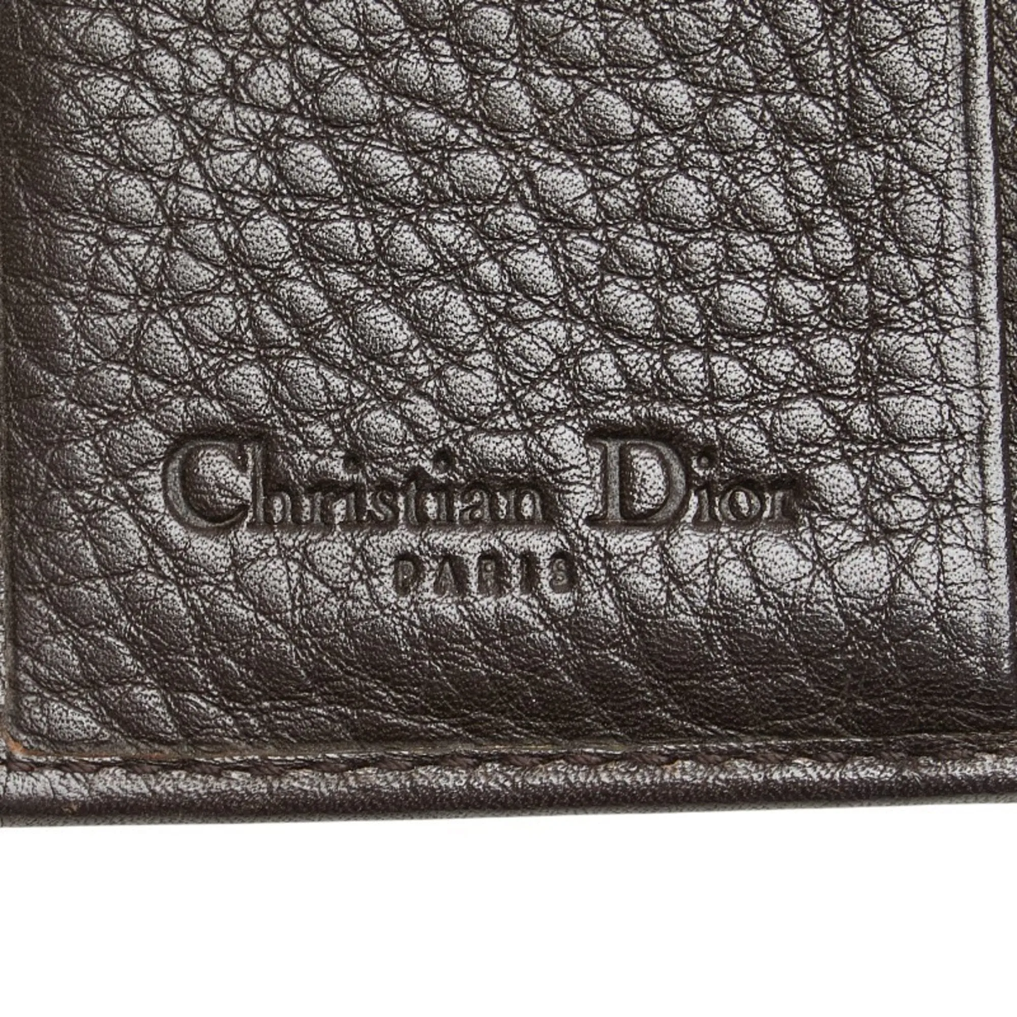 Christian Dior Leather Wallet (Bi-Fold) (Pre-Owned)