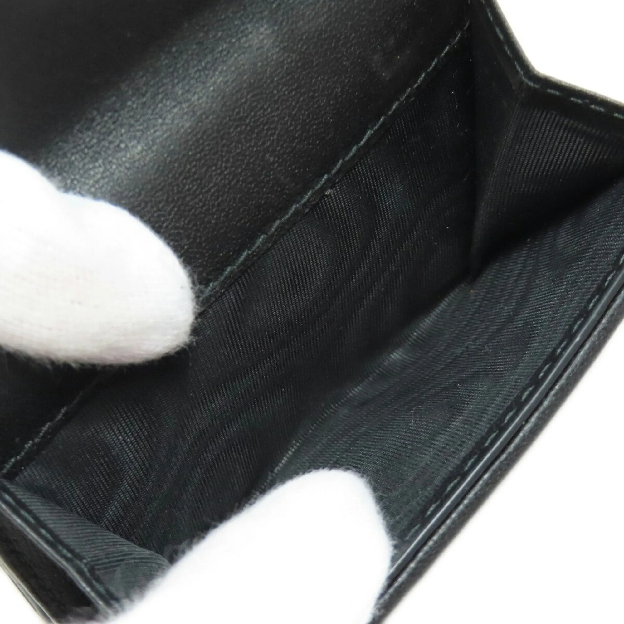 Christian Dior Leather Wallet (Bi-Fold) (Pre-Owned)