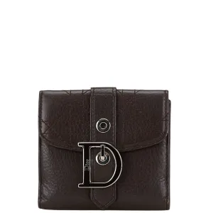 Christian Dior Leather Wallet (Bi-Fold) (Pre-Owned)