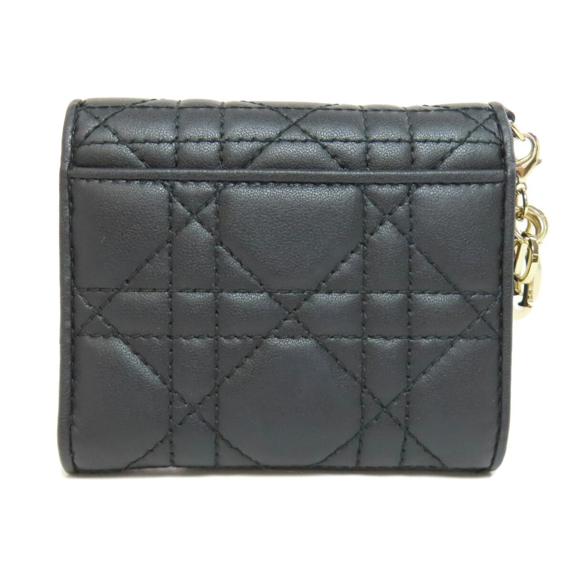 Christian Dior Leather Wallet (Bi-Fold) (Pre-Owned)