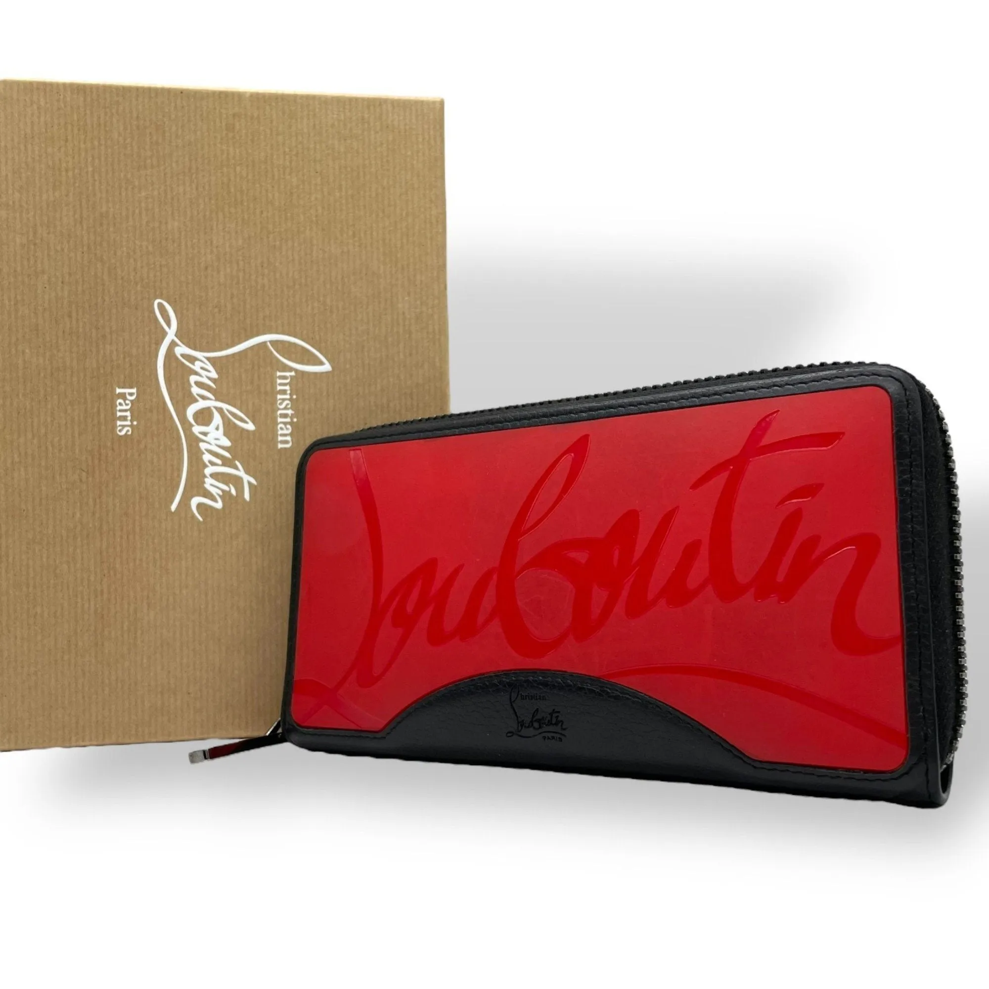Christian Louboutin Leather Long Wallet (Bi-Fold) (Pre-Owned)
