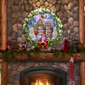 Christmas House Holiday Door Decor by D. Gelsinger Holiday Decor clearance sale