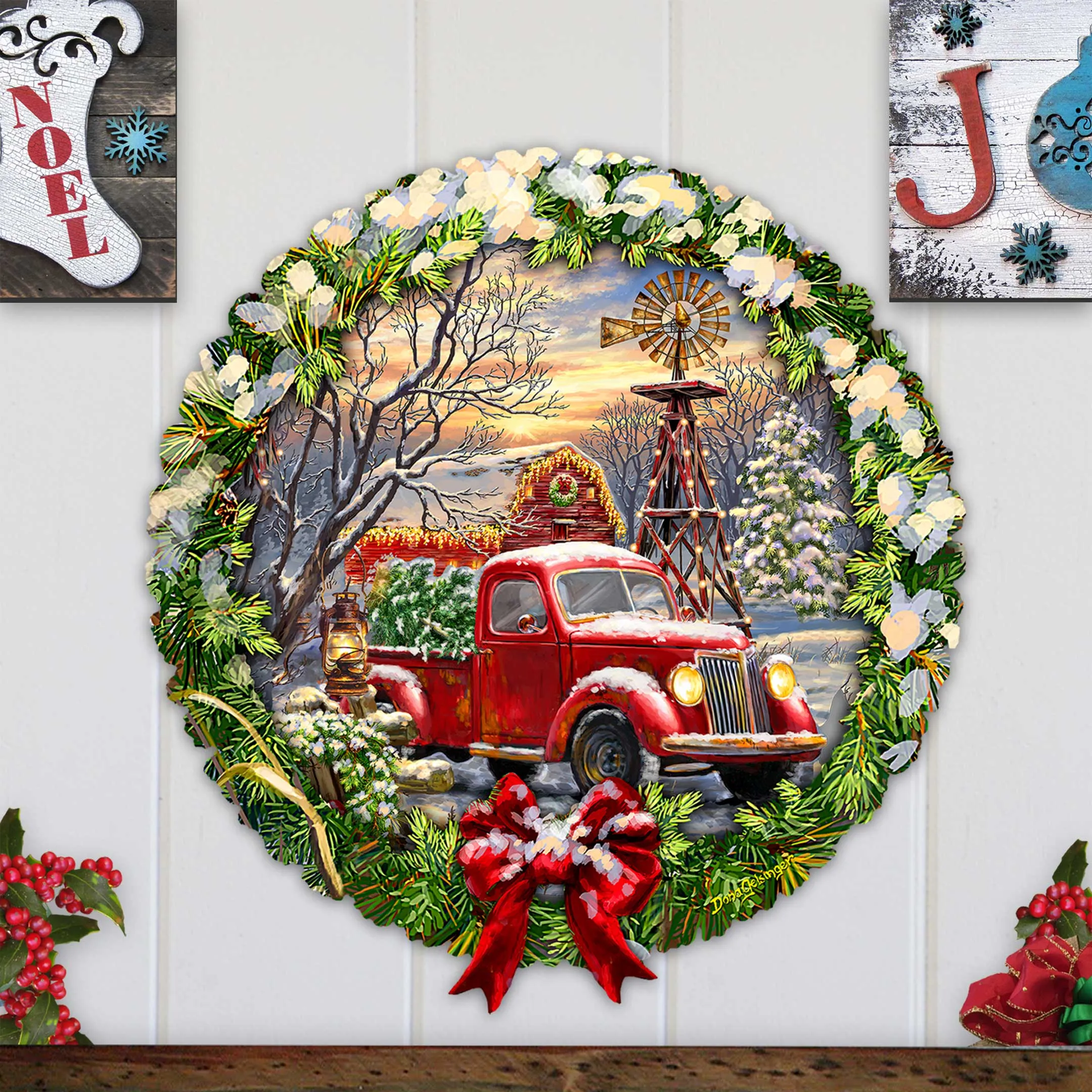 Christmas Wonderland Holiday Door Decor by D. Gelsinger Holiday Decor clearance sale