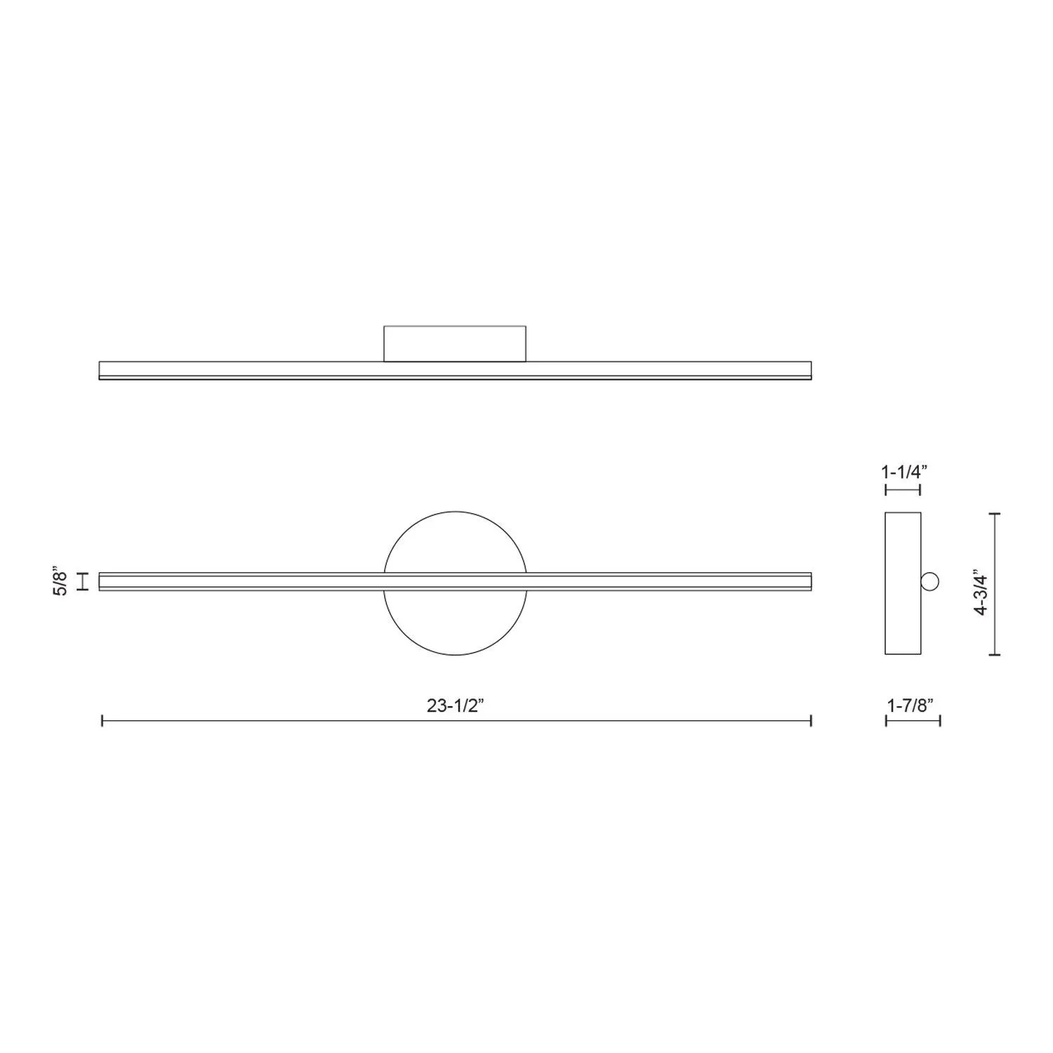 Chute 23" LED Wall Sconce