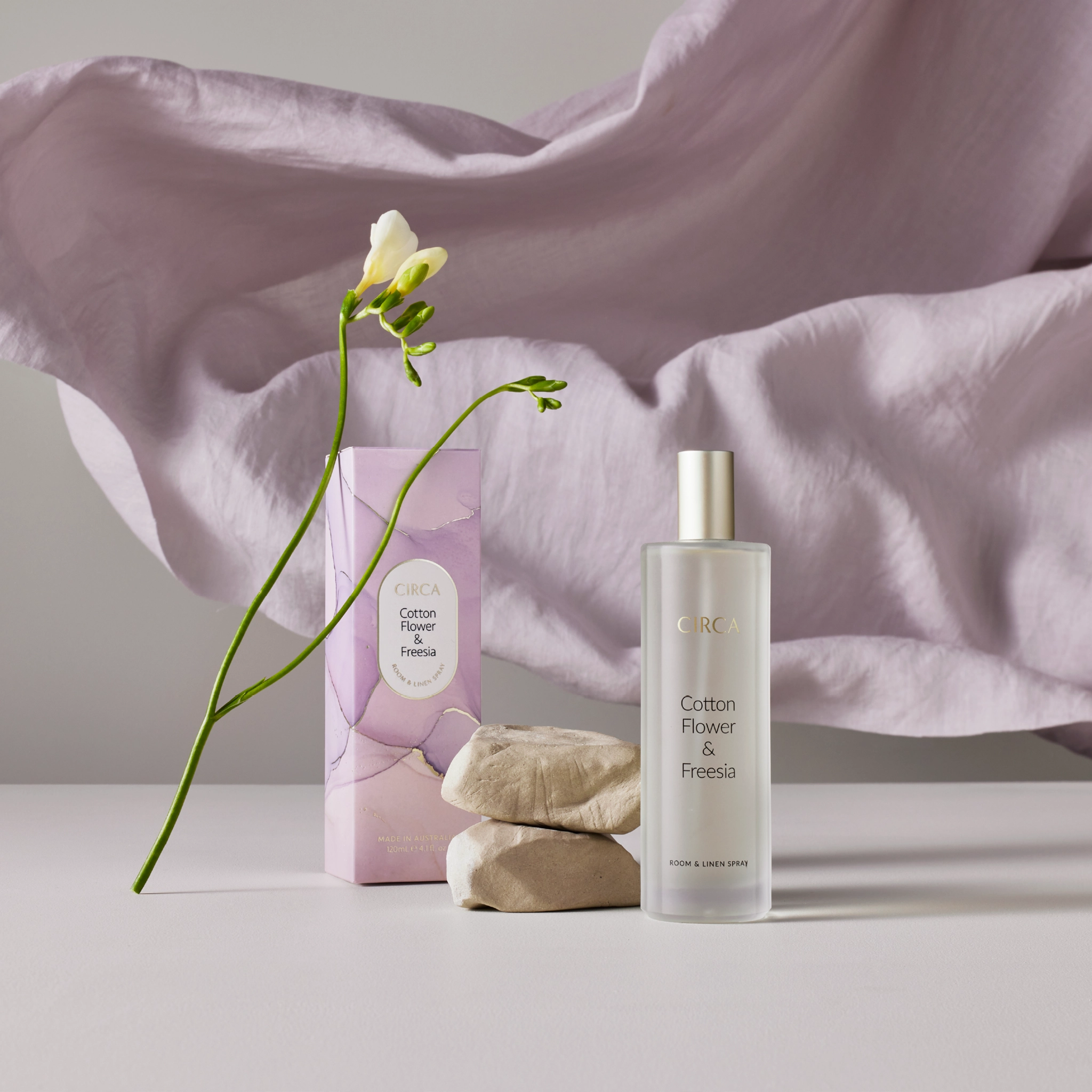 Circa Cotton Flower & Freesia 120ml Room & Linen Spray