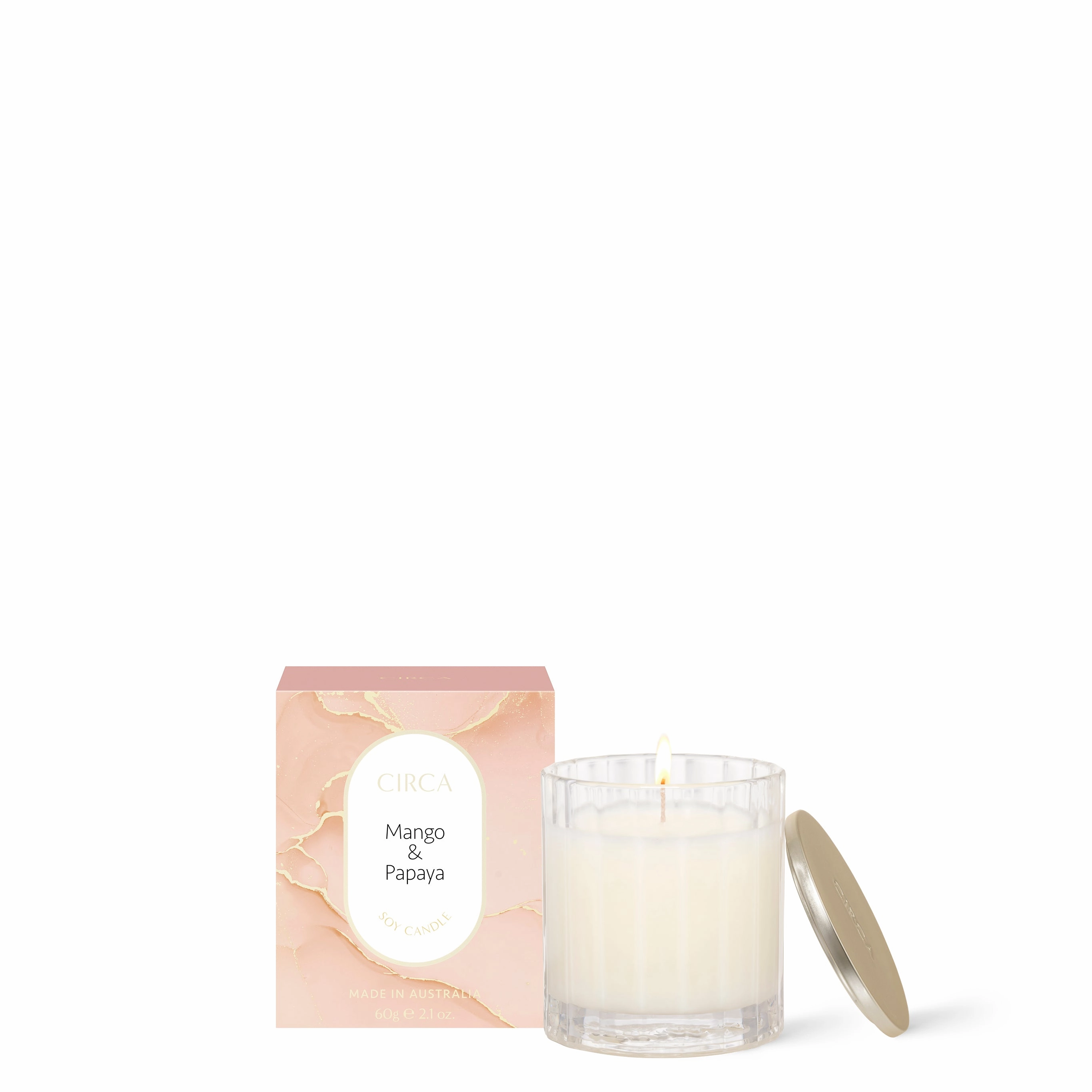 Circa Cotton Mango & Papaya 60g Candle Circa Home Fragrance online shop