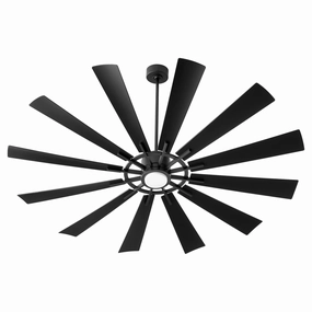 Cirque 72"Patio Fan Matte Black Large Fans FANS best price