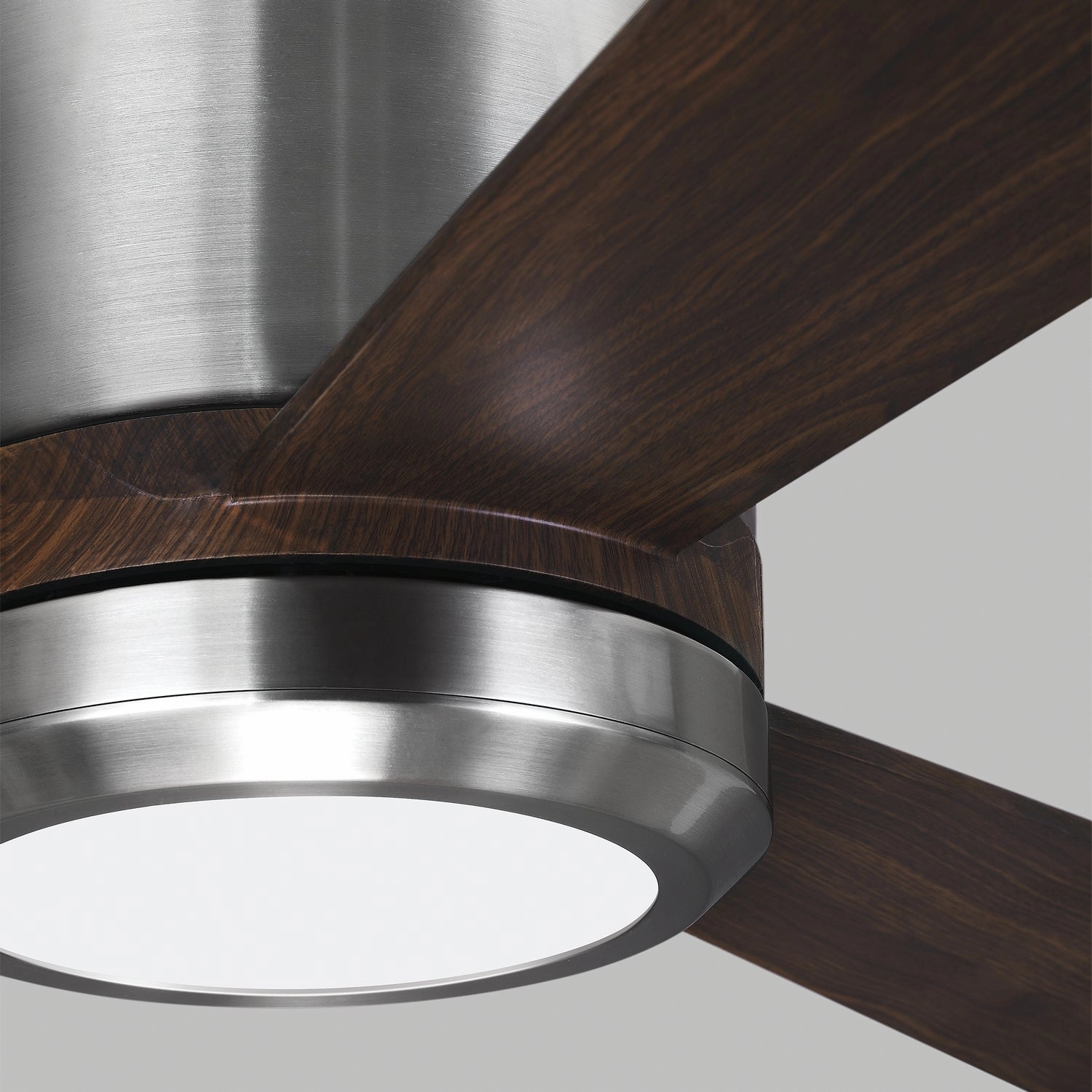 Clarity 52" Ceiling Fan Brushed Steel Huggers Fans low price shop