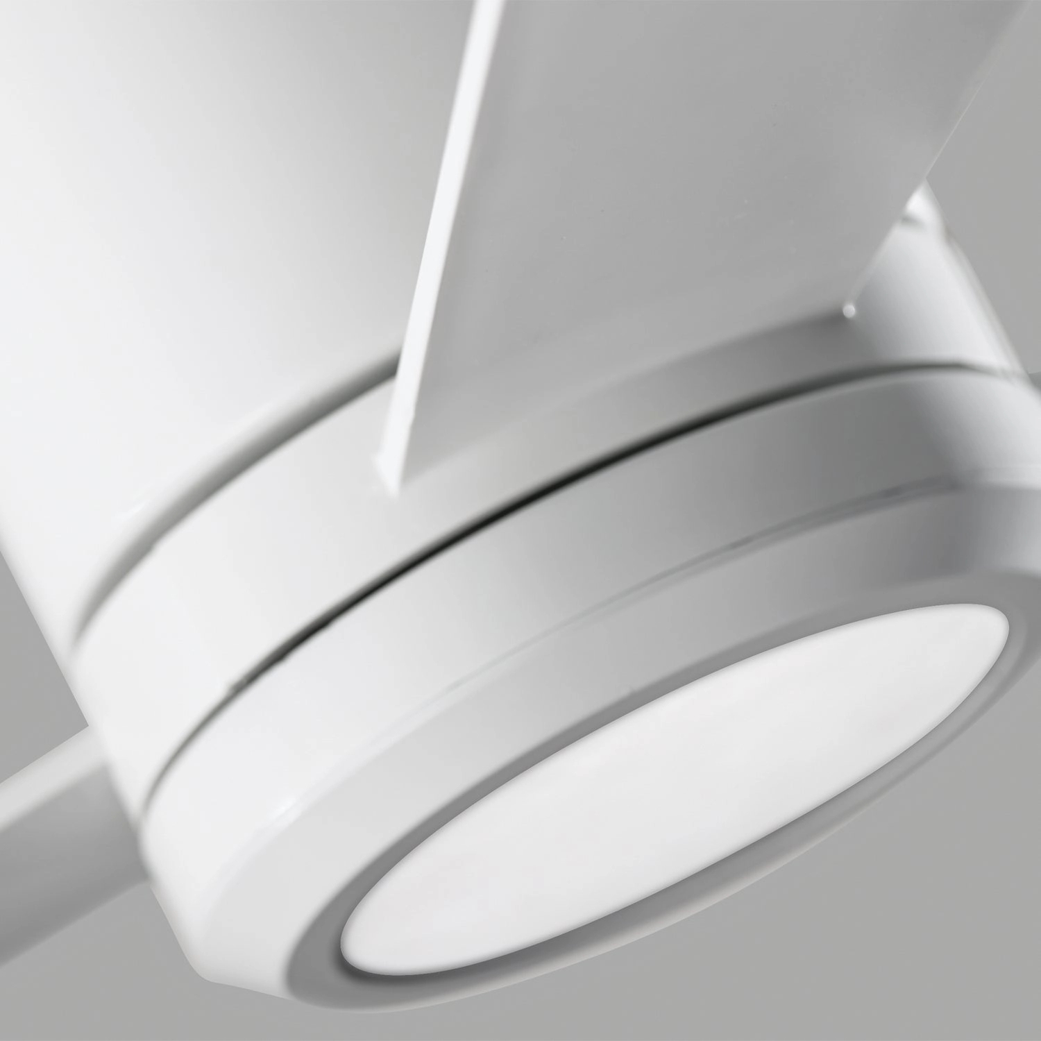 Clarity 52" Ceiling Fan Matte White Huggers Fans low price shop
