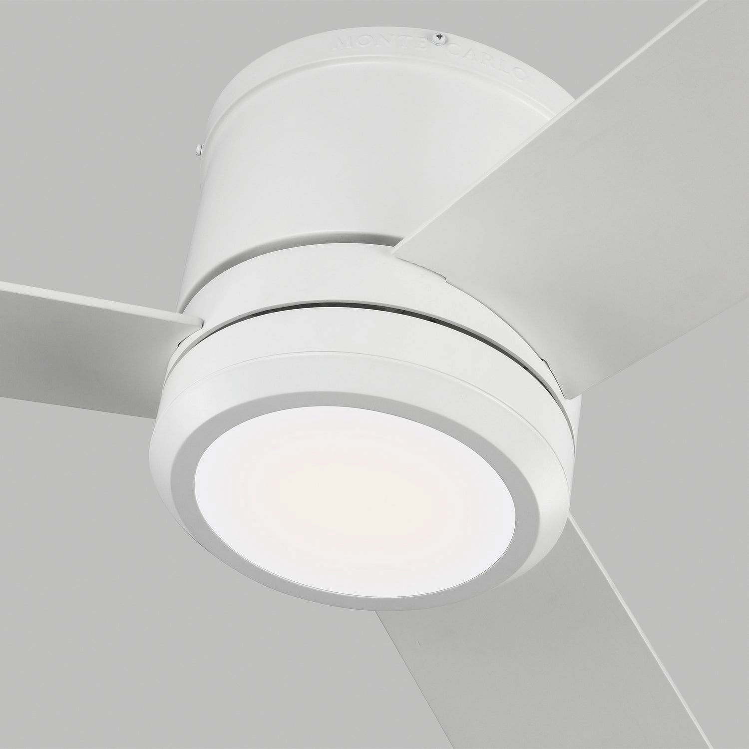Clarity 56" Ceiling Fan Matte White Huggers Fans low price shop