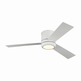 Clarity 56" Ceiling Fan Matte White Huggers FANS outlet store