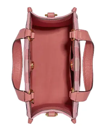 Coach Dempsey Tote 22 In Signature Jacquard With Stripe And Coach Patch