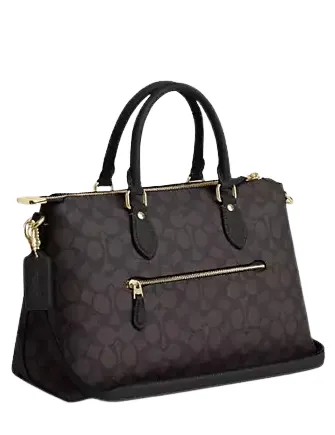 Coach Georgia Satchel Bag In Signature Canvas
