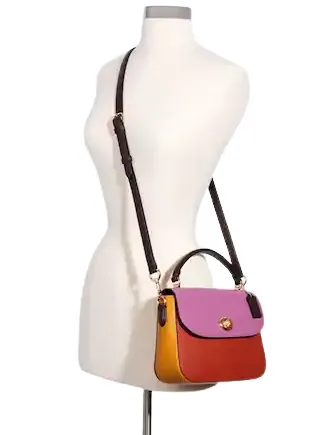 Coach Marlie Top Handle Satchel In Colorblock