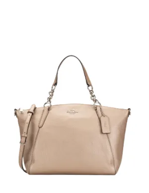 Coach Metallic Leather Small Kelsey Satchel