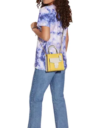 Coach Mini Pepper Crossbody In Colorblock