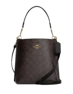 Coach Mollie Bucket Bag 22 In Signature Canvas
