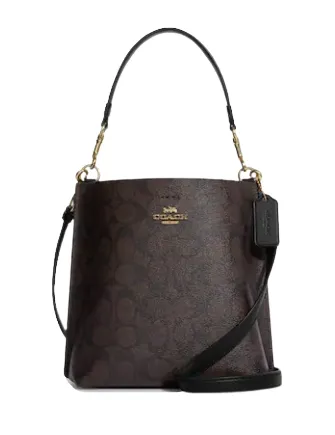 Coach Mollie Bucket Bag 22 In Signature Canvas