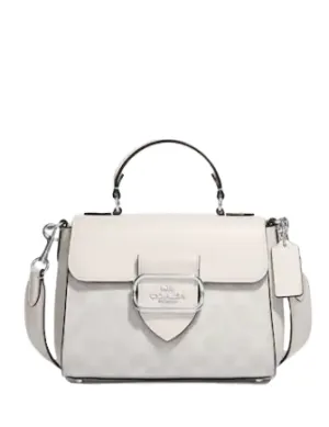 Coach Morgan Top Handle Satchel In Signature Canvas