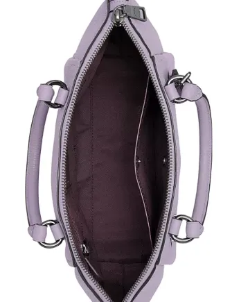 Coach Polished Pebble Leather Elise Small Satchel