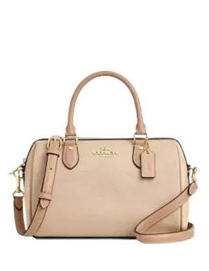 Coach Rowan Satchel Bag In Colorblock