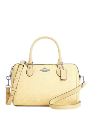 Coach Rowan Satchel Bag In Signature Canvas