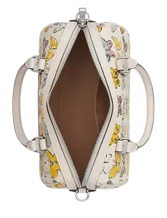 Coach Rowan Satchel Bag With Butterfly Print