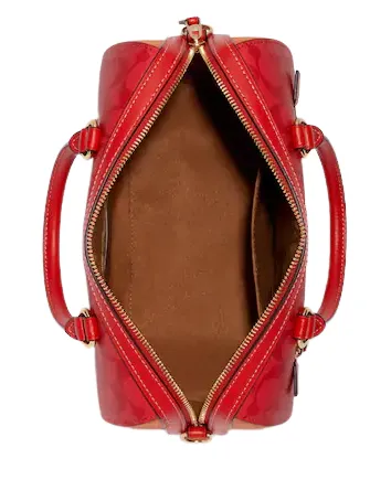 Coach Rowan Satchel In Blocked Signature Canvas