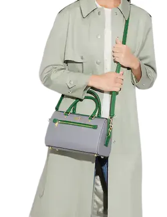Coach Rowan Satchel In Colorblock Signature Canvas