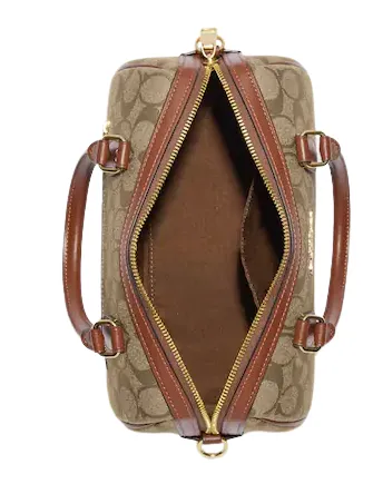 Coach Rowan Satchel In Signature Canvas