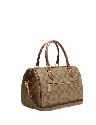 Coach Rowan Satchel In Signature Canvas