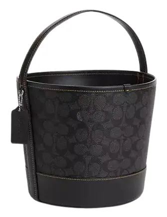 Coach Trick Or Treat Bucket In Signature Canvas With Halloween Graphic