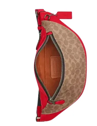 Coach Warren Belt Bag In Signature Canvas