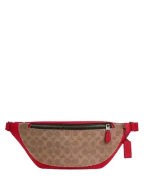 Coach Warren Belt Bag In Signature Canvas
