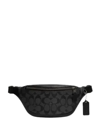 Coach Warren Mini Belt Bag In Signature Canvas