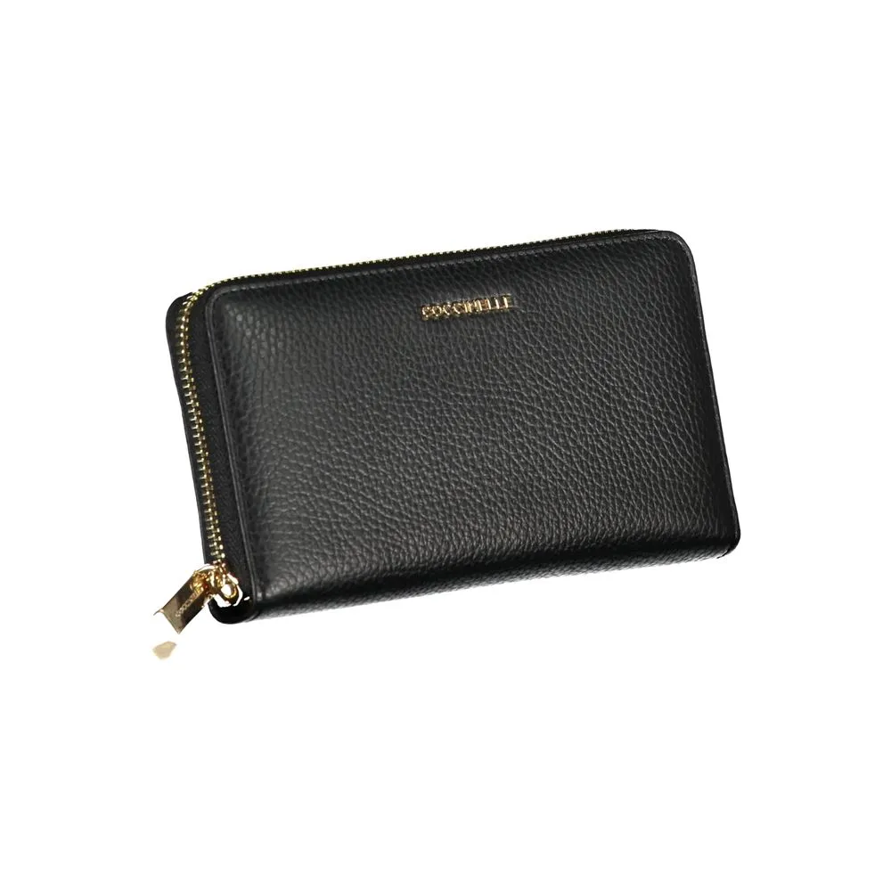 Coccinelle Elegant Leather Wallet with Multiple Women's Compartments