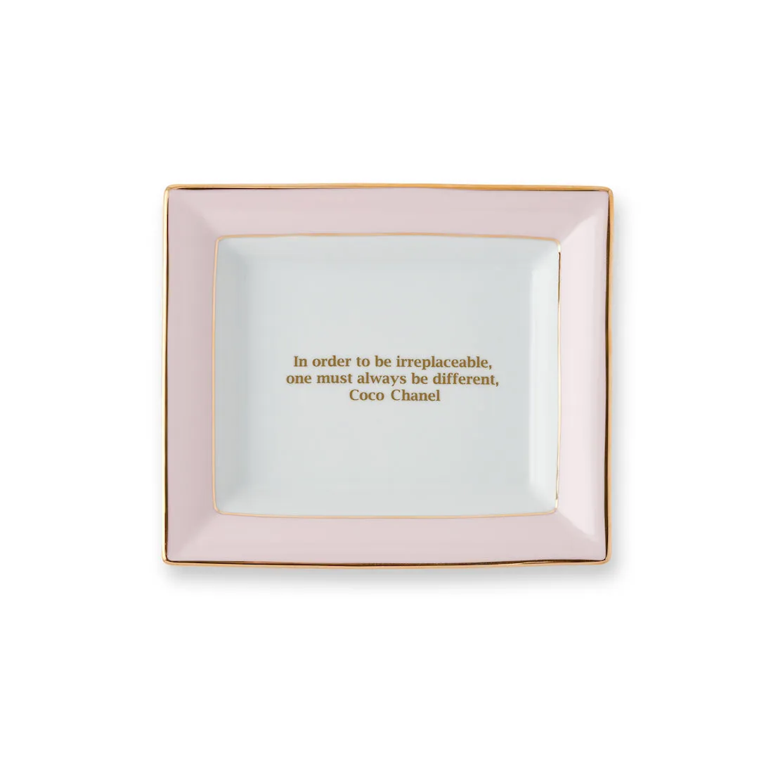 Coco Chanel 'Be Different' Repartee Tray Jewelry Trays Organizer Pack
