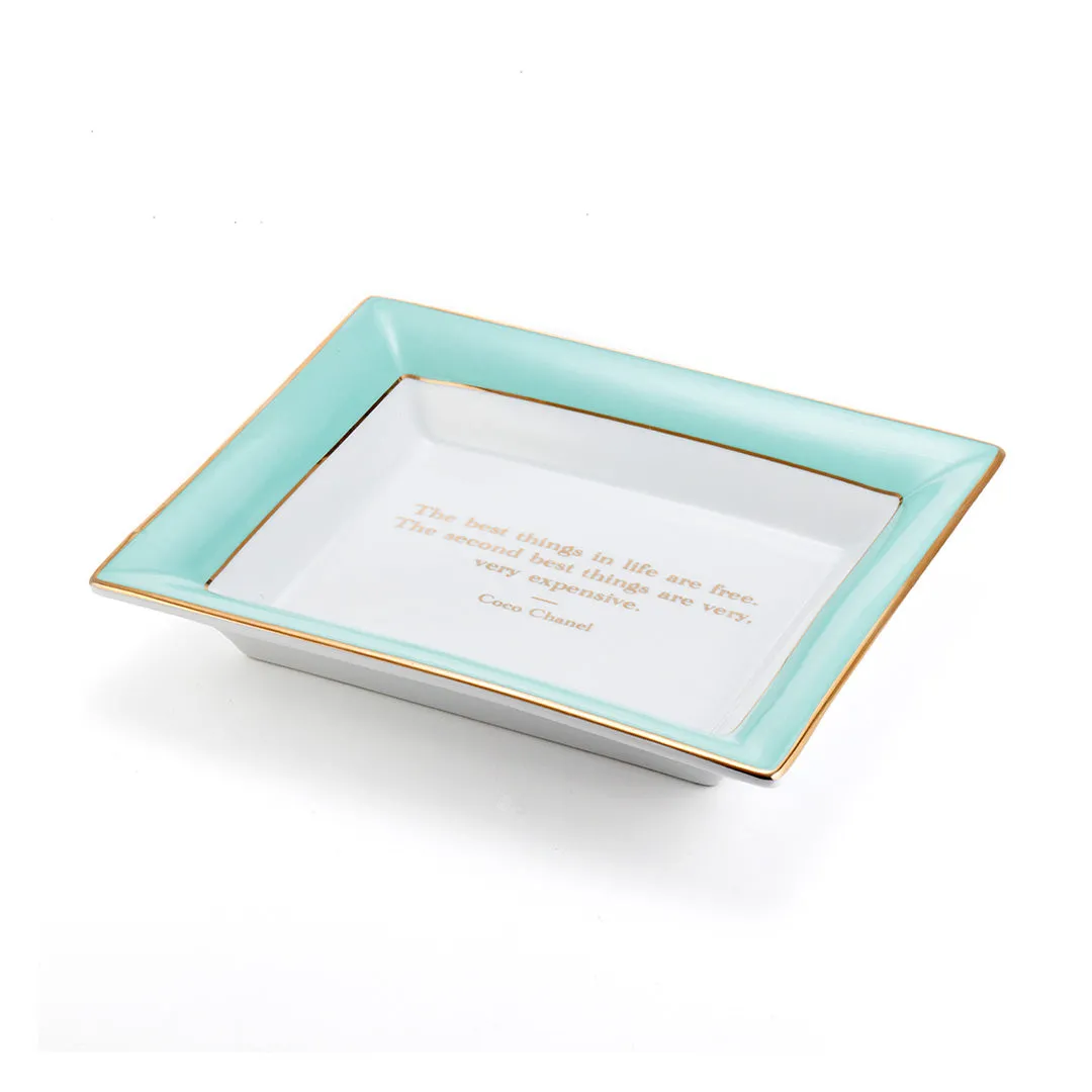 Coco Chanel Repartee Tray Trinket Trays & Boxes cheap