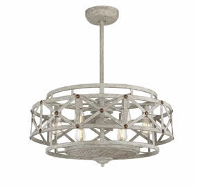 Colonade Six Light Fan D'lier Provence with Gold Fandeliers FANS on sale now