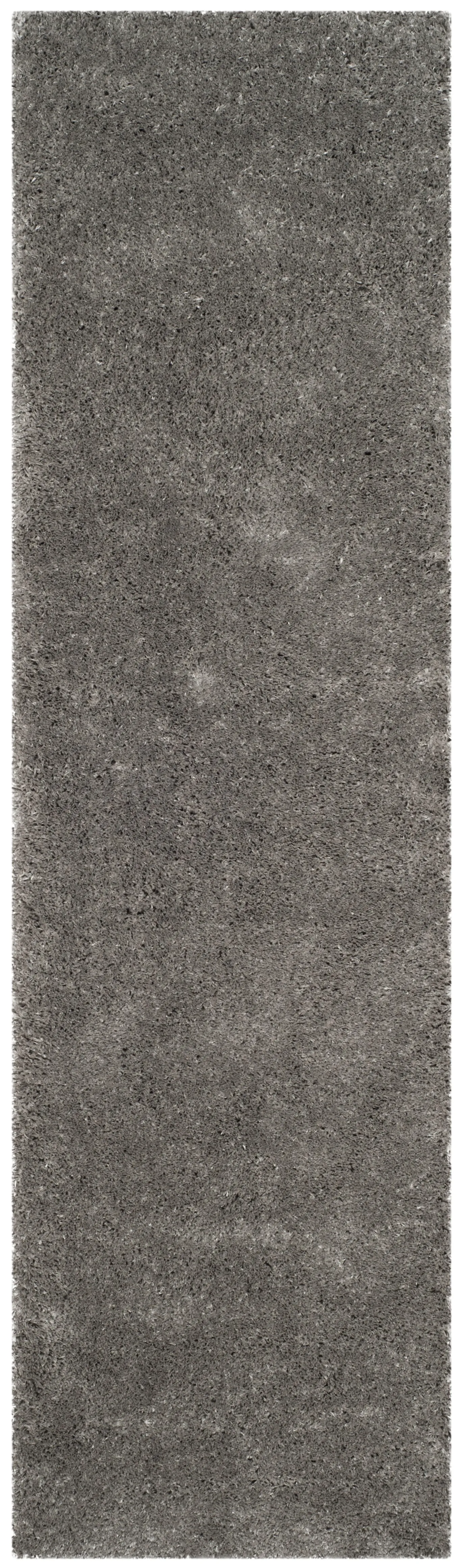 Colorado Shag Machine Made Area Rug, Light Grey Shag / Flokati Style Easy Care