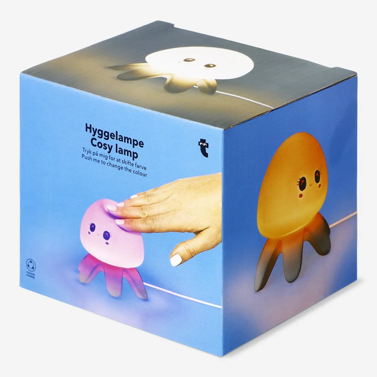 Colour changing octopus lamp