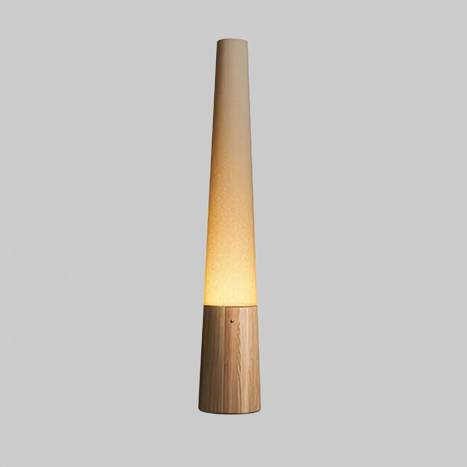Cone Wooden Floor Lamp
