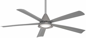 Cone 54" Ceiling Fan in Silver Outdoor Ceiling Fans discount