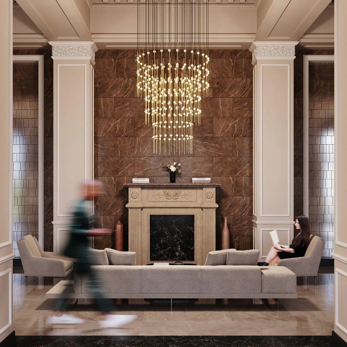 Constellation 48" Centaurus Pyramid LED Chandelier