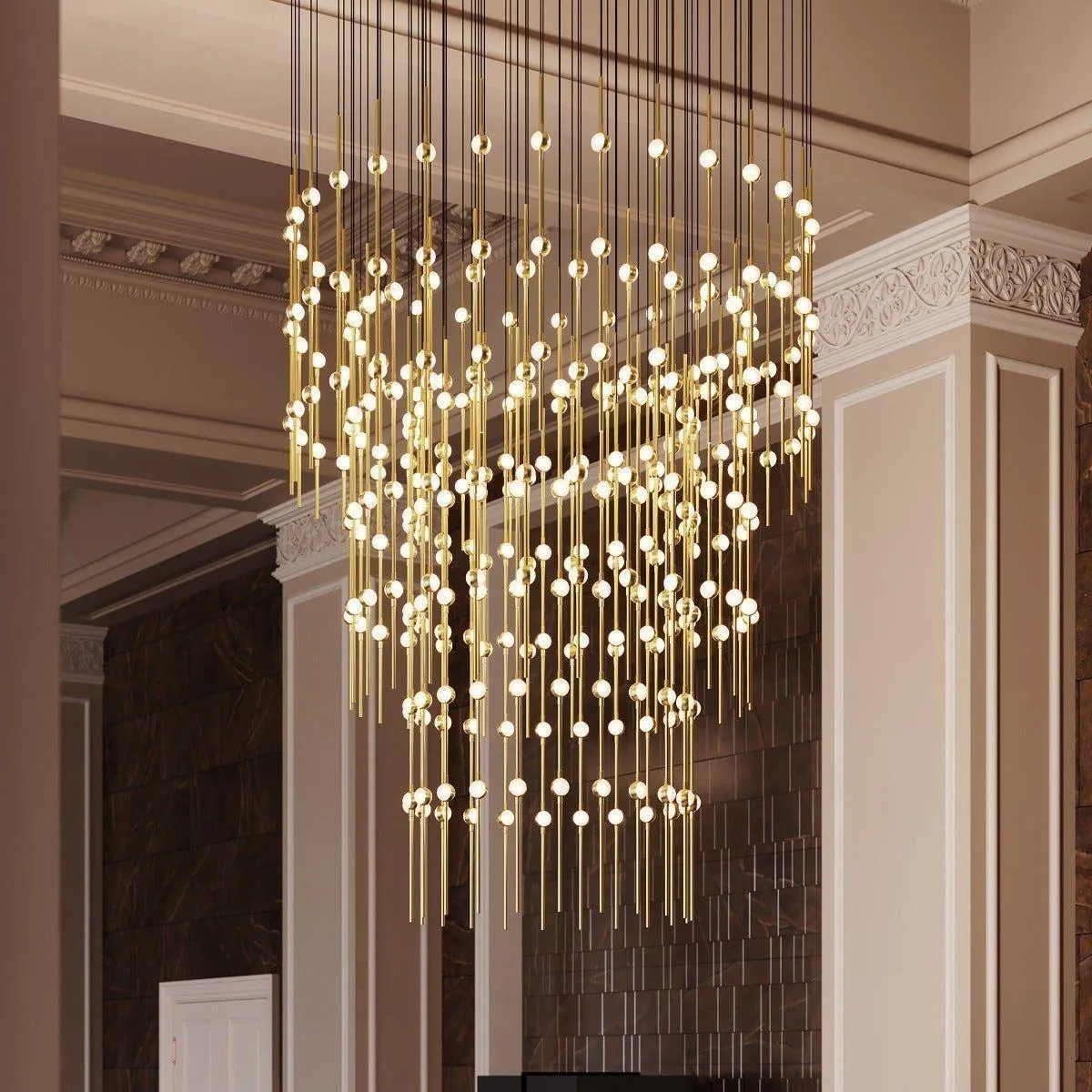 Constellation 48" Centaurus Pyramid LED Chandelier