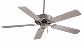 Contractor 42" 42"Ceiling Fan Brushed Steel Small Fans FANS low price