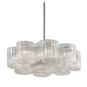 Corbett Circo 240-48 Chandelier Light - Satin Silver Leaf Chandeliers Lighting flash sale