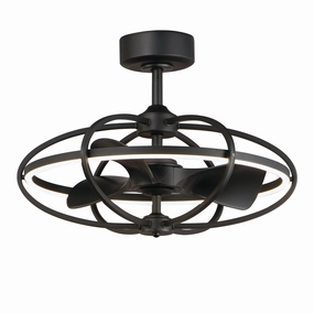 Corona Fan LED Fandelight Black Fandeliers FANS on sale now