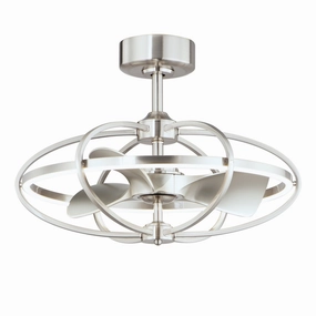 Corona Fan LED Fandelight Satin Nickel Fandeliers FANS on sale now