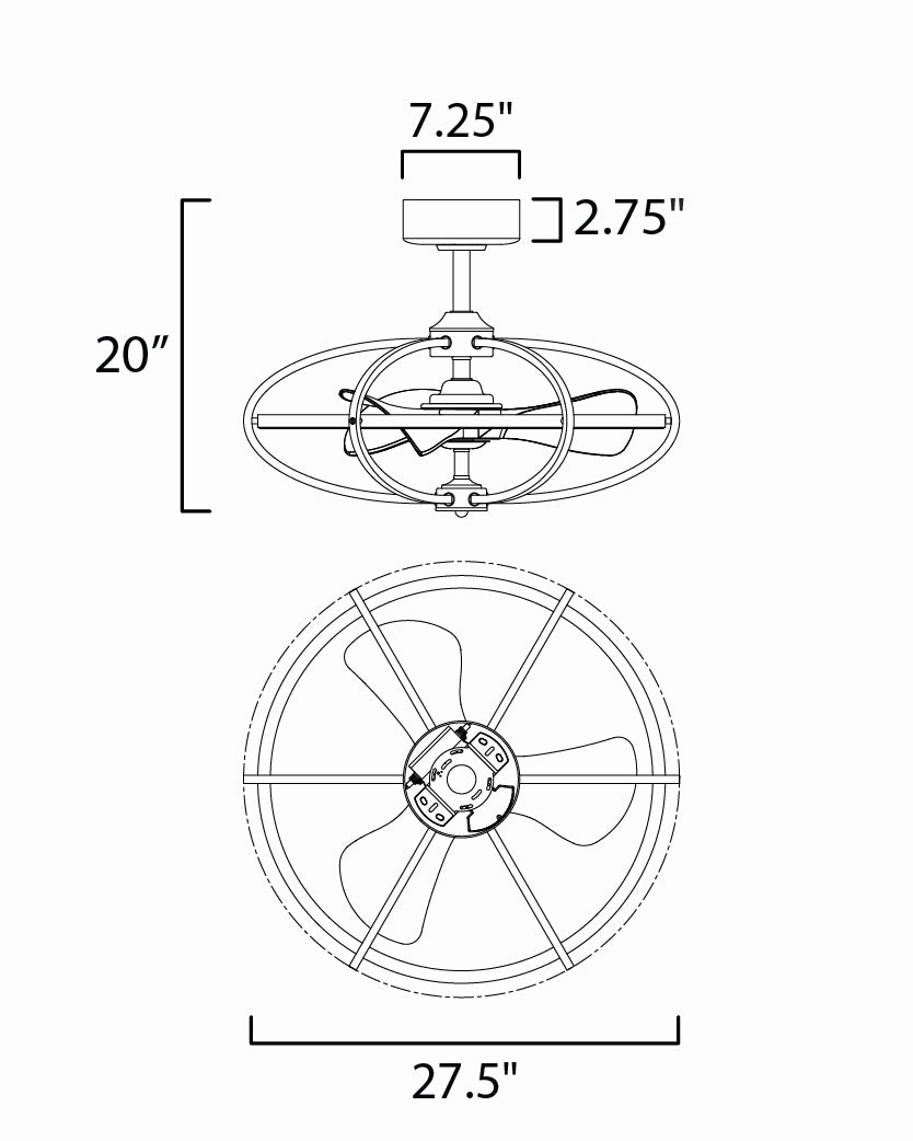 Corona Fan LED Fandelight Satin Nickel Fandeliers at discount prices